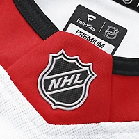 Men's Fanatics White Ottawa Senators Away Premium Custom Jersey