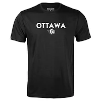 T-shirt capsule Richmond City pour homme, noir, des Sénateurs d'Ottawa de Levelwear