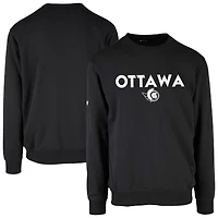 Men's Levelwear  Black Ottawa Senators Zane City Capsule Pullover Sweatshirt