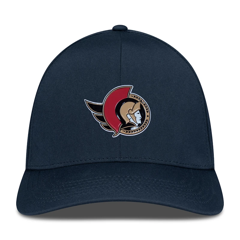 Casquette Zeta Insignia Core Flex noire pour homme des Sénateurs d'Ottawa Levelwear