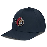 Casquette Zeta Insignia Core Flex noire pour homme des Sénateurs d'Ottawa Levelwear
