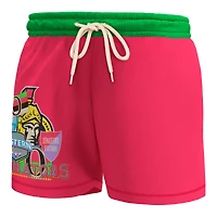 Men's Mitchell & Ness Pink Ottawa Senators  Party Mix Shorts