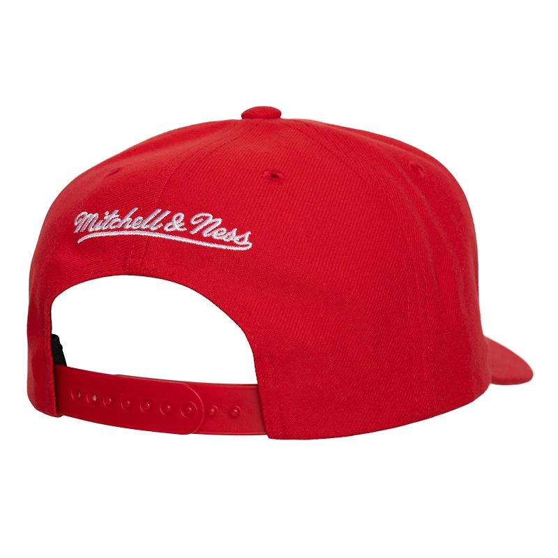 Men's Mitchell & Ness Red Ottawa Senators Core Team Ground Pro Adjustable Hat