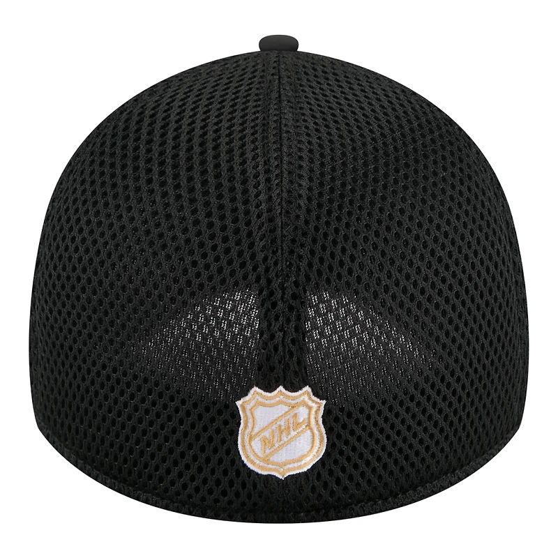 Men's New Era  Black Ottawa Senators Logo 39THIRTY Flex Hat