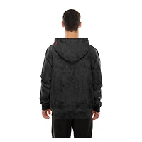 Sweat à capuche délavé minéral noir des Sénateurs d'Ottawa de New Era pour homme