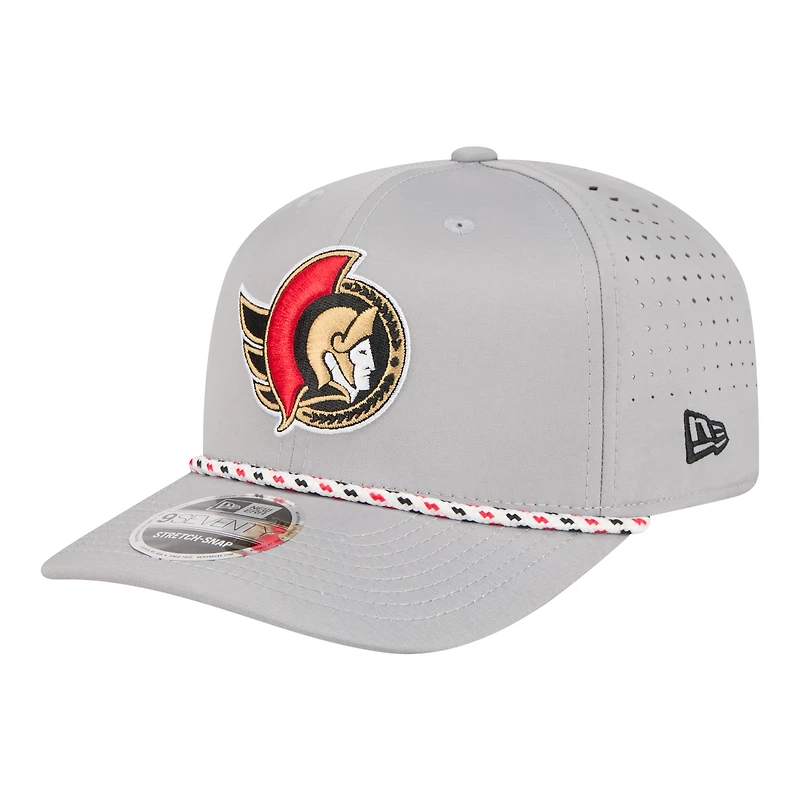 Men's New Era Gray Ottawa Senators Sport 9SEVENTY Adjustable Hat
