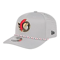 Men's New Era Gray Ottawa Senators Sport 9SEVENTY Adjustable Hat