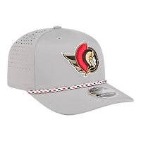 Men's New Era Gray Ottawa Senators Sport 9SEVENTY Adjustable Hat