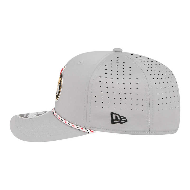 Casquette ajustable New Era grise Ottawa Senators Sport 9SEVENTY pour homme