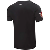 Men's Pro Standard Black Ottawa Senators Classic Chenille T-Shirt