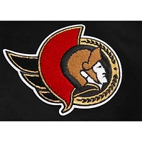 Men's Pro Standard Black Ottawa Senators Classic Chenille T-Shirt