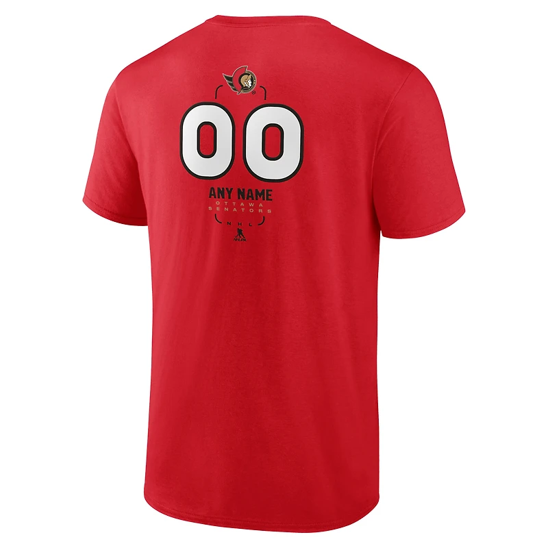 Men's Ottawa Senators Custom Midfielder T-Shirt