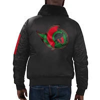 Men's Starter x Ty Mopkins Black Ottawa Senators History Month Satin - Full-Zip Jacket