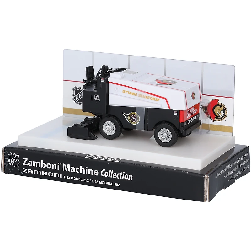 Zamboni moulée sous pression à l'échelle 1:43 des Sénateurs d'Ottawa
