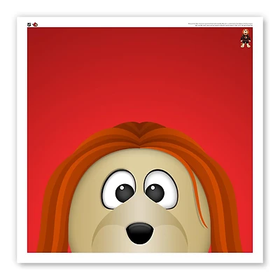 Ottawa Senators 12" x 12" Spartacat Poster Print