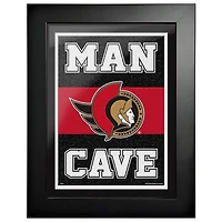 Ottawa Senators - 12'' x 16'' Man Cave Framed Artwork
