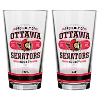 Ottawa Senators 2-Piece Mixing Glass Set
