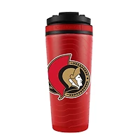Bouteille shaker en acier inoxydable 4D de 77 cl des Sénateurs d'Ottawa
