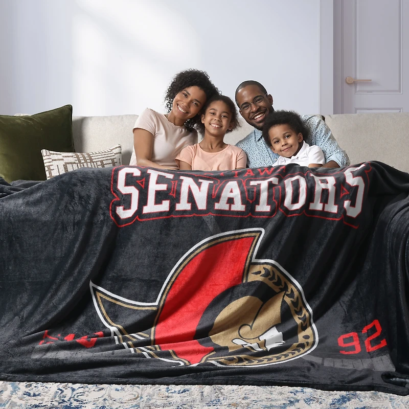 Ottawa Senators 62” x 90” Jumbo Throw Blanket