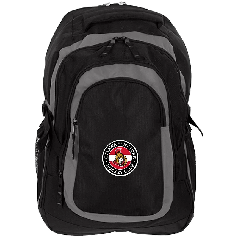 Ottawa Senators Black and Gray - Backpack
