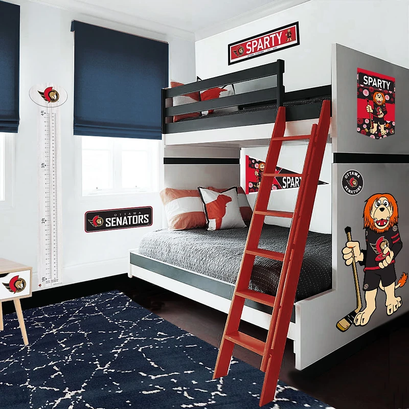 Ottawa Senators - Mascot Repositionable Decal Set