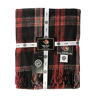 Couverture/écharpe de stade en laine mérinos Patrick King Woollen Company, Ottawa Senators, 79 x 175 cm (31 x 69 po).