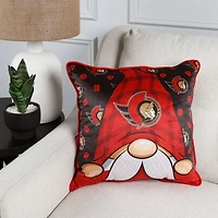 Red Ottawa Senators 18" x 18" Gnome Pillow