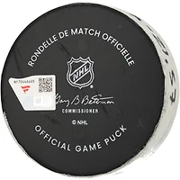 Rondelle de but utilisée par Thomas Chabot (Sénateurs d'Ottawa) contre les Rangers de New York le 14 janvier 2026