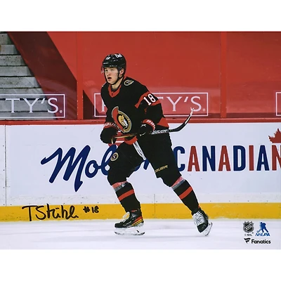 Tim Stutzle Ottawa Senators Autographed 8" x 10" NHL Debut Photograph