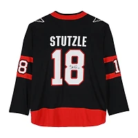 Maillot noir autographié de Tim Stützle, joueur des Sénateurs d'Ottawa, de la marque Fanatics Breakaway