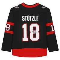 Maillot noir autographié des Fanatics Breakaway des Sénateurs d'Ottawa par Tim Stutzle