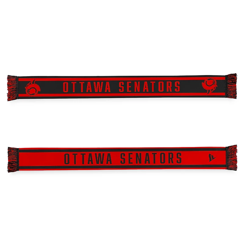 Pack combo écharpe, gants et tricot unisexe Fanatics Ottawa Senators