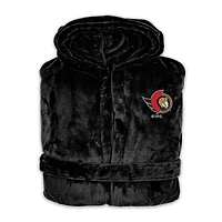 Peignoir à capuche unisexe ISlide noir Ottawa Senators Phantom