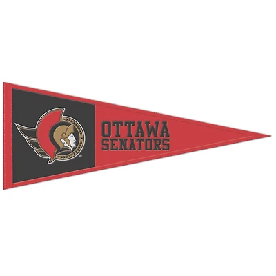 WinCraft Ottawa Senators 13" x 32" Fanion avec logo principal en laine