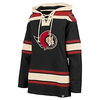 Sweat à capuche lacets Superior Lacer noir '47 pour femmes des Sénateurs d'Ottawa