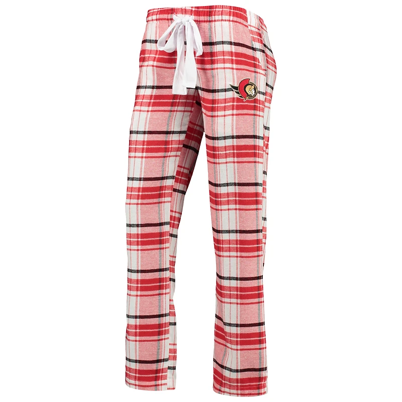 Women's Concepts Sport Red/Black Ottawa Senators Accolade Flannel Pants