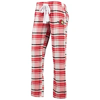 Women's Concepts Sport Red/Black Ottawa Senators Accolade Flannel Pants