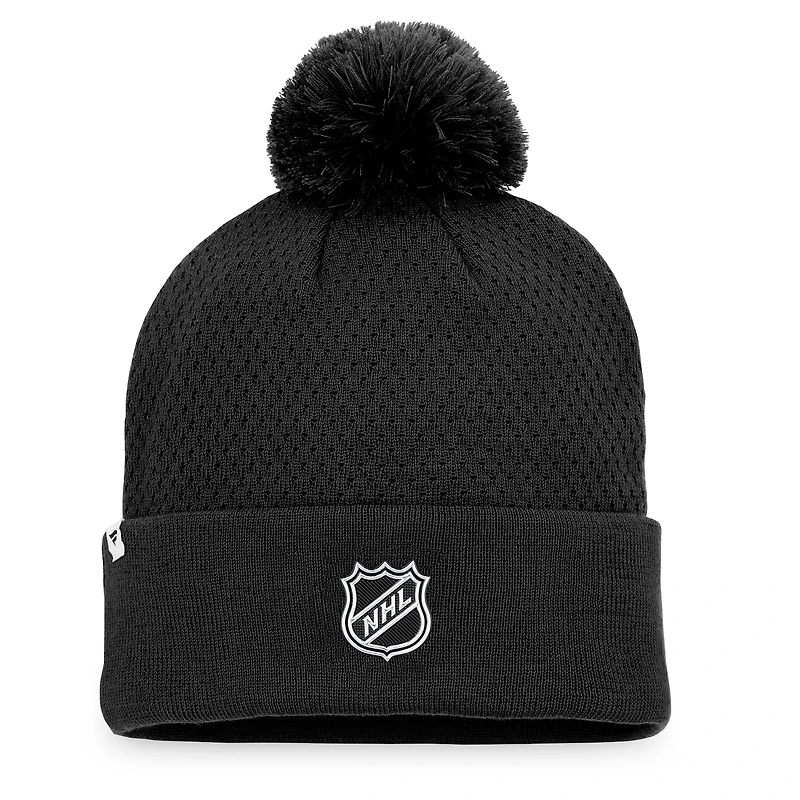 Women's Fanatics Black Ottawa Senators 2022 NHL Draft - Authentic Pro Road Cuffed Knit Hat