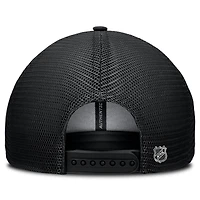 Women's Fanatics Black Ottawa Senators Authentic Pro Road Trucker Adjustable Hat
