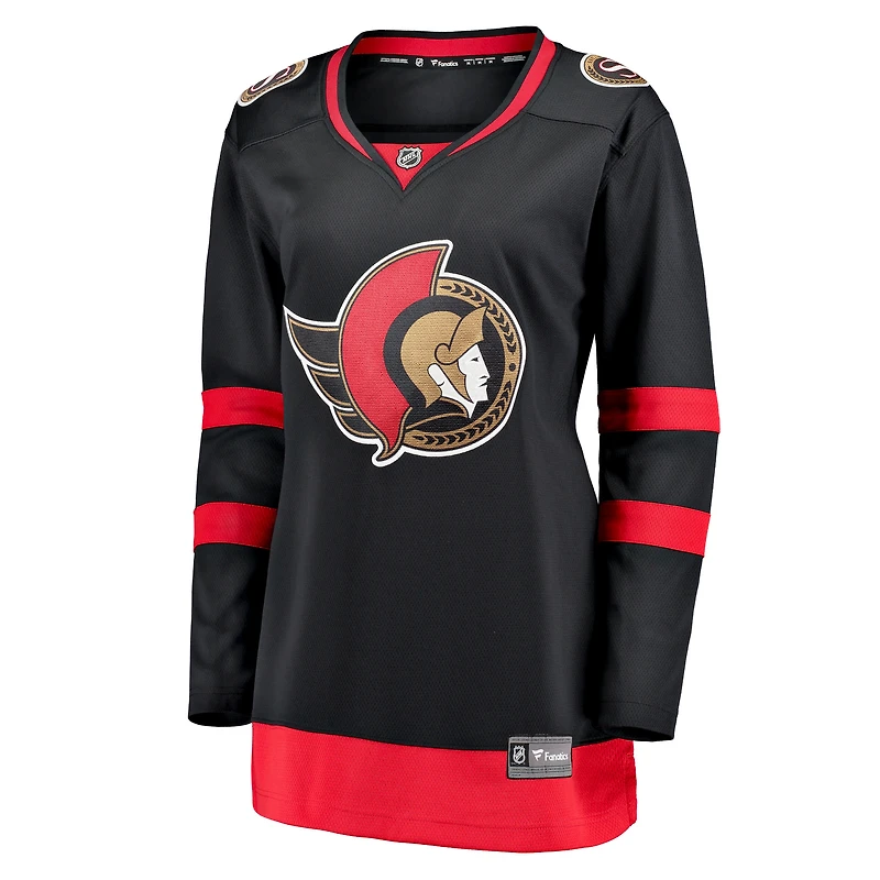 Women's Fanatics Black Ottawa Senators Home - Premier Breakaway Jersey