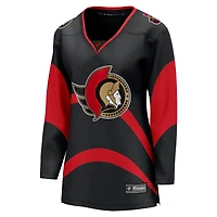Sénateurs d'Ottawa noirs Fanatics pour femmes - Maillot vierge Breakaway édition spéciale 2.0