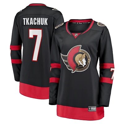 Women's Fanatics Brady Tkachuk Black Ottawa Senators Home Breakaway