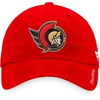 Women's Fanatics Red Ottawa Senators Core Primary Logo - Adjustable Hat