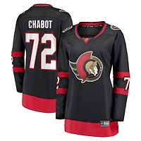 Fanatics pour femmes Thomas Chabot Noir Maillot d'échappée à domicile des Sénateurs d'Ottawa