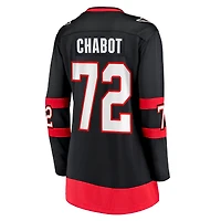 Fanatiques féminines de marque Thomas Chabot Black Ottawa Senators 2020/21 Domicile - Maillot Premier Breakaway Player