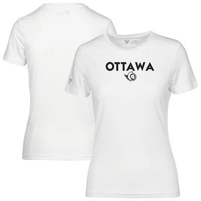 Women's Levelwear  White Ottawa Senators Maddox City Capsule T-Shirt