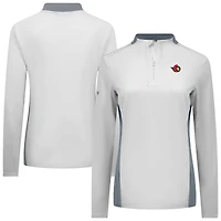 Haut à glissière quart de tour Moxie Insignia Core pour femme des Sénateurs d'Ottawa blanc Levelwear