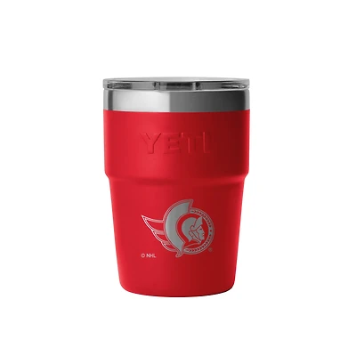 Gobelet empilable Rambler YETI des Sénateurs d'Ottawa de 473 ml avec couvercle Magslider