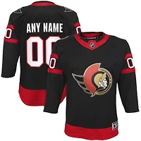 Youth Black Ottawa Senators 2020/21 Home - Premier Custom Jersey