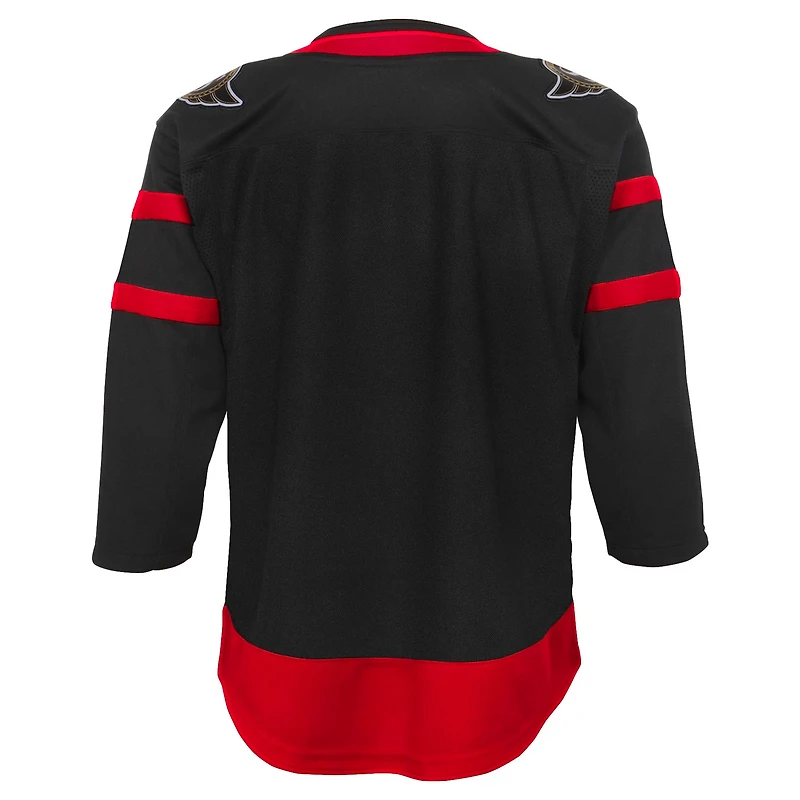 Jeunes Black Ottawa Senators Home - Maillot Premier
